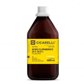 ACIDO CLORHIDRICO P.A. ACS 36-38% LT SEDRONAR