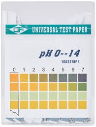 PAPEL INDICADOR PH 0-14 DF TIRAS  X 100 U 