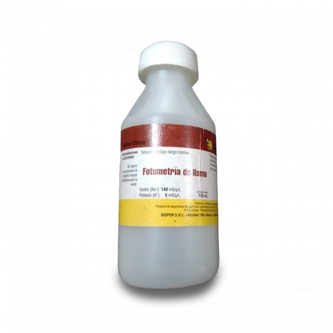 ESTANDAR DE NA-/ 140/5 P/ FOTOMETRO DE LLAMA 125 ML