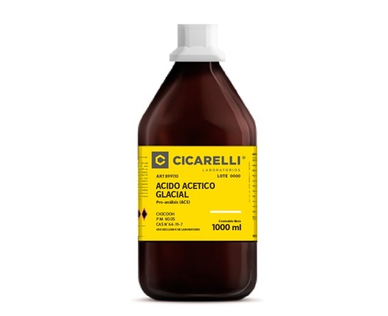 ACIDO ACETICO GLACIAL  P.A. ASC  1LT SEDRONAR