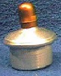 LAMPARA P/ ALCOHOL DE ALUMINIO 100 ML T/ROJA